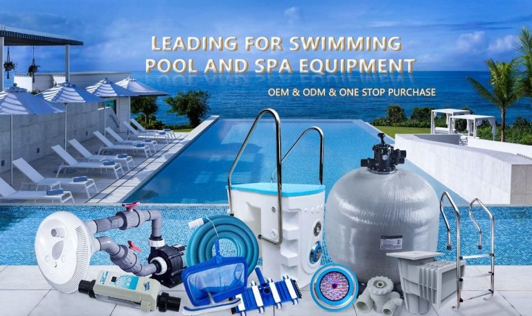 تعدادی از لوازم اصلی و جانبی استخر